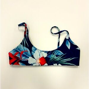 Floral bikini top